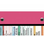 WhiteCoat Clipboard® Trifold - Pink Physical Therapy Edition